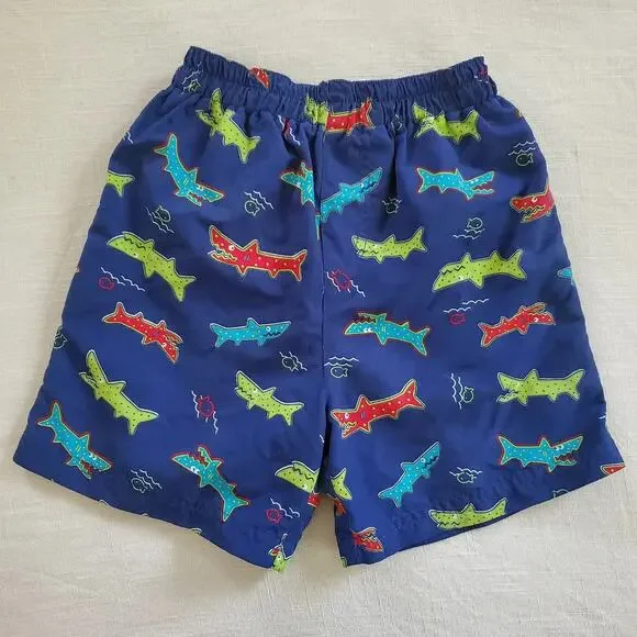 Vintage Shark Swim Trunks 4t - Picture 1 of 8